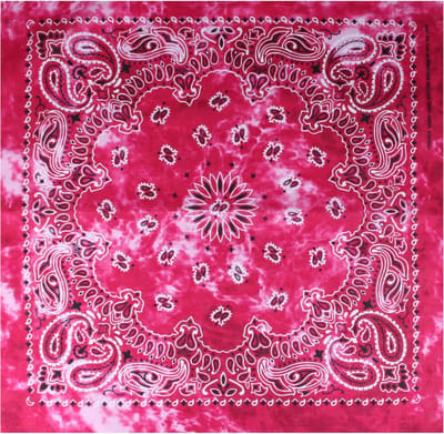 Haarsoires Haarband Bandana Zakdoek 55cm - Tie Dye - Paisley Print - Roze - Multifunctioneel Accessoire voor Haar, Festivals en Mode - One Size & Unisex