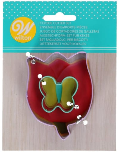 Wilton Koekjes Uitsteker - Bloem & Vlinder - Set/2 - Uitsteekvormpjes - Koekjes Vorm