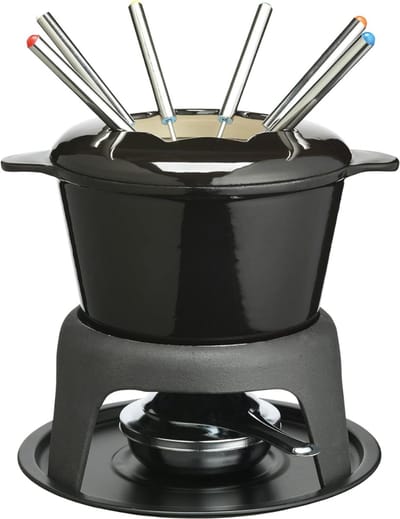VLSelect® Fonduepan - Fondueset - Hotpot - Gietijzer