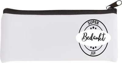 Akyol - super bedankt juf Etui - Juf - beste juf - school - verjaardagscadeau - afscheidscadeau - kado - gift - geschenk - 20 bij 9 cm