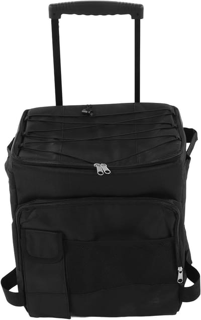 43L Roller Koelbox met Wielen - Waterdichte, Geïsoleerde Koeltas voor Picknick en Kamperen, Ideaal voor Buitenactiviteiten