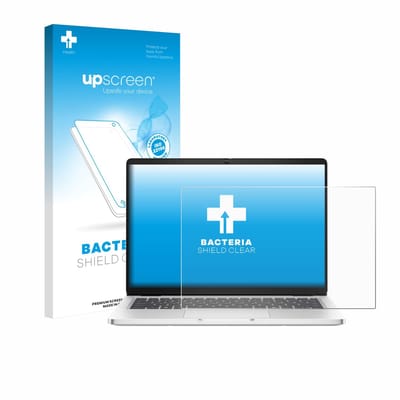 upscreen - Screenprotector voor Dell Pro 14 Premium PA14250 Touch 16:10 - Folie Beschermfolie transparant antibacterieel