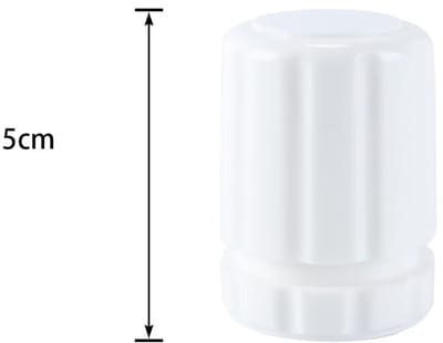 Thermostaat Klep - Handwiel Bediening - Verwarming Regelen - Durable Kunststof - M30 x 1.5 - Wit