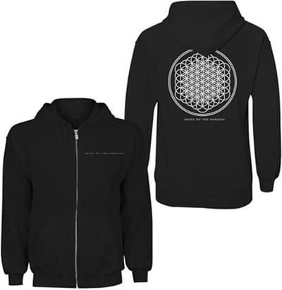 Bring Me The Horizon - Flower Of Life Vest met capuchon - S - Zwart
