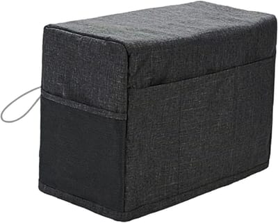 Naaimachine tas naaimachine hoes met opbergzakken universeel voor breien schaar naaivoeten binnenlandse naaimachine beschermend voor naaimachine, Zwart, Eén maat