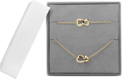 Bering - 447-659-Silver - Sieradenset - Dames - Heart - 45 cm