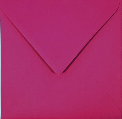 Gladde roze enveloppen A5 - 153 x 153 mm - 25 stuks - NK natgelijmde - 120 gram - Malmero - Netuno