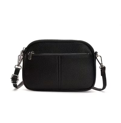 Crossbody Tas - Zwart | Kunstleer | 20 x 15 x 5 cm | Schoudertas | Fashion Favorite