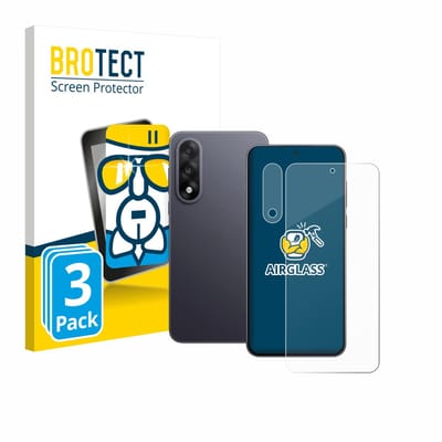 Screenprotector 3 Stuks voor OnePlus Nord 5 (Voor+Camera) Beschermglas transparant