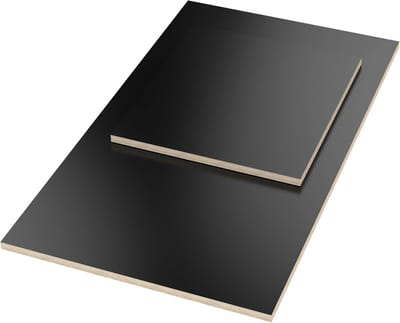 Multiplex Tafelblad - Werkblad Hout - Meubelprojecten - Krasbestendig Gecoat - 50x40 cm - Zwart