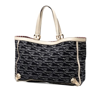 Tweedehands 85ste Verjaardag Canvas Logo Abbey D Ring Tote