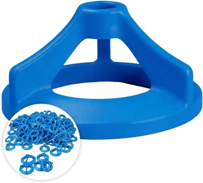 Uzman Tegelnivelleringssysteem, leghulp, voegbreedte 1 tot 3 mm tegelwiggen voor een perfect voegenbeeld, voegenkruisen, installatiegereedschap (500 stuks trekkap)