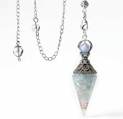 Natuurlijke Amethist Pendel met 7 Chakra's voor Reiki Healing en Dowsing, Ideaal voor Balanceren en Meditatie