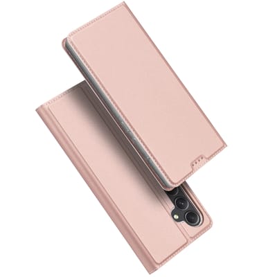 Dux Ducis - Telefoon Hoesje geschikt voor de Samsung Galaxy A35 5G - Skin Pro Book Case - Roze