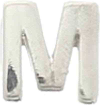 The Jewelry Collection Hanger Letter M - Zilver