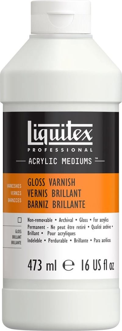 Liquitex 6216 Professional Glans Vernis 473 ml – Acrylvernis glanz | UV-bescherming | Vergeelt niet | Voor acrylverf