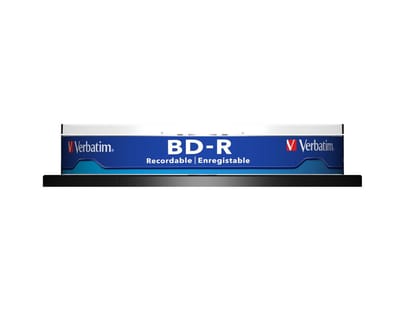 Verbatim Blu-Ray Discs 25Gb 6X Bd-R Voor Recorders En Spelers 10 Stuks