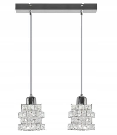 Hanglamp Chroom Kristallen E27 Modern Design