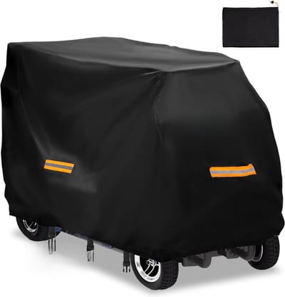 Scootmobielhoes universeel - beschermhoes - waterdicht 420D Oxford - voor 3- en 4-wiel scootmobiel - reflecterend en winddicht