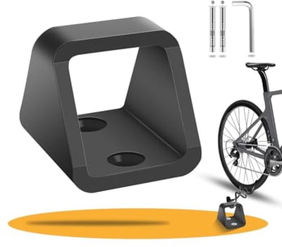 Stevige wandanker voor fiets - 5 mm dik staal, diefstalbeveiliging met roestvrijstalen schroeven
