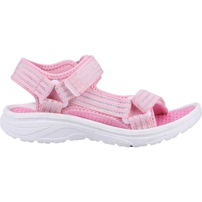 Cotswold Kinderen/Kinderen Bodiam Gerecycleerde Sandalen (Roze/Wit)