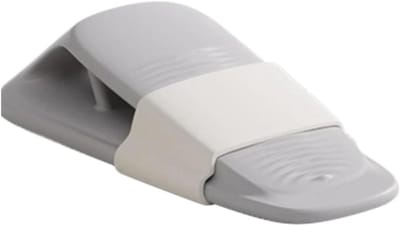 Antislip Deurwig - Robuuste Deurstopper - Deuren Open Houden - Schokabsorberend Materiaal - 5-22 mm Opening - Grijs