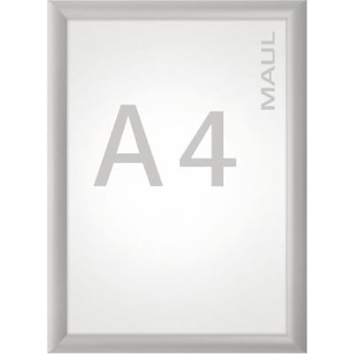 MAUL Klapbare wissellijst MAULstandard staand formaat A4 aluminium 1.2 x 33 x 24 cm zilver