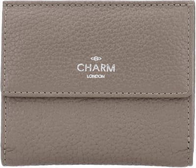 Charm London Washington Portemonnee Dames - Wallet voor Dames - Portefeuille van 100% Leder - Taupe