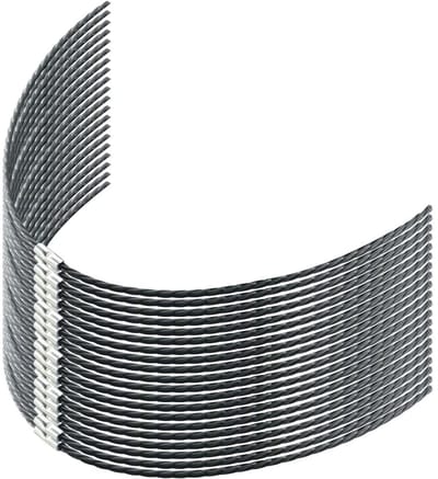 EXCITAT Spoeltjes - Trimlijn - Extra sterke snijlijn - Vervangende trimlijn - Geschikt voor Bosch AFS 23-37 maaiers - 37 cm x 3,5 mm - 20 stuks