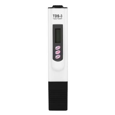 Dailygoods- TDS Meter Digitaal LCD - Waterkwaliteit Tester - Watertestpen - Temperatuurmeter 0-80°C - Meetbereik 0-9999ppm - Geschikt voor Drinkwater/Aquaria/Zwembaden - Waterkwaliteitstest