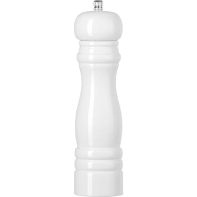 HENDI Houten zoutmolen – keramisch maalmechanisme – wit – 215 mm