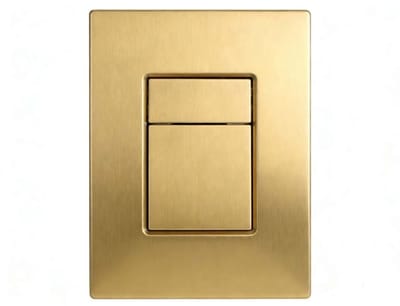 Gouden toiletspoelplaat, geschikt voor Grohe GD2 inbouwreservoir 38732 38966, dubbele pneumatische spoeling