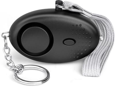 Unyqoos® Draagbaar persoonlijk alarm met luid geluid en noodverlichting voor veiligheid