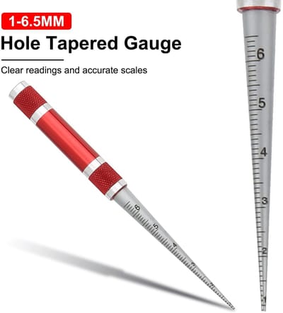 Dailygoods- Gat Tap hoge nauwkeurigheid - roestvrij staal - 1-6.5mm - 3-15mm - 15-30mm - 30-45mm - handgereedschap