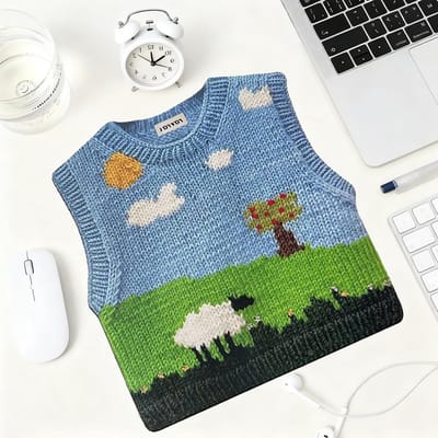Anime Muismat voor PC, MacBook en Laptop - Perfect Cadeau voor Meisjes, Collega's en Vrienden - Blauw en Creatief Ontwerp