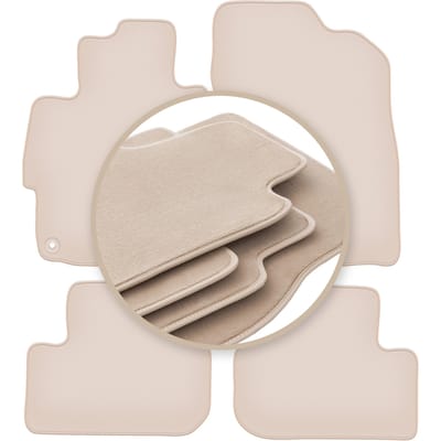 PREMIUM beige matten voor: Mitsubishi Lancer VIII CY sedan, sportback 2007-2016