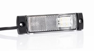 zijmarkeringslamp universeel wit 4x led - contourlamp - zij lamp - breedtelamp