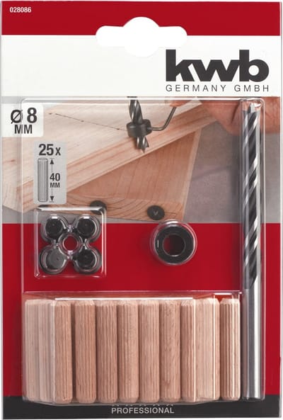 KWB Boor-en deuvelset 8mm