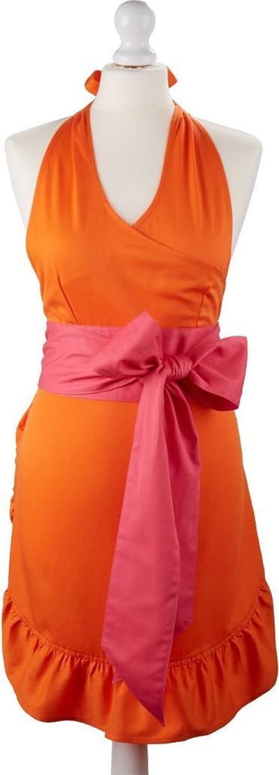 Pinnygirls - Keukenschort - Bake It Til You Make It - Oranje