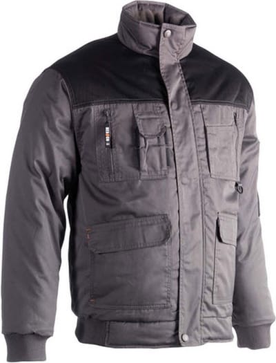 Herock Typhon Pilotjack essentials (0902) - Grijs | Zwart - XL