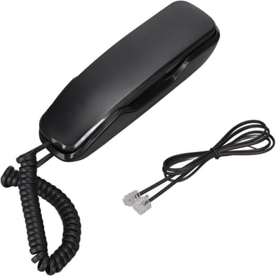 Vaste Telefoon - Wandtelefoon Bedraad - Thuis Bellen - Geen Batterijen Nodig - Niet Gespecificeerd - Zwart