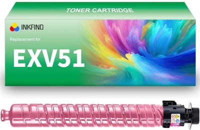 INKFIND EXV51 Magenta tonercartridge compatibel met Canon C-EXV51 EXV51 Magenta geschikt voor Canon imageRUNNER ADVANCE C5535/C5535i/C5535F/C5540/C5540i/C5540F/C5550/C5550i/C5550F/C5560/C5560i/C5560F - 1-pack Magenta