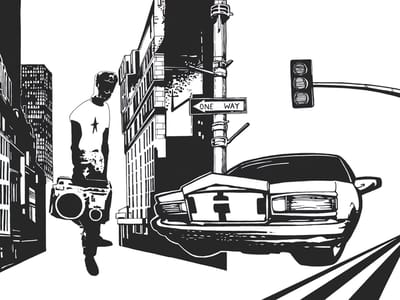 Fotobehang - Urban style.
