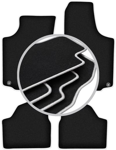 CARLUX-SILVER automatten voor: Opel Corsa C hatchback (2000-2006)