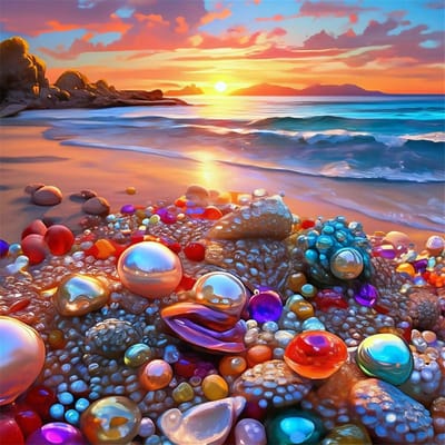 Volwassen Puzzel - Doe-het-zelf Kunst - Ontspannend Spel - 120 Stukjes - Strandkralen