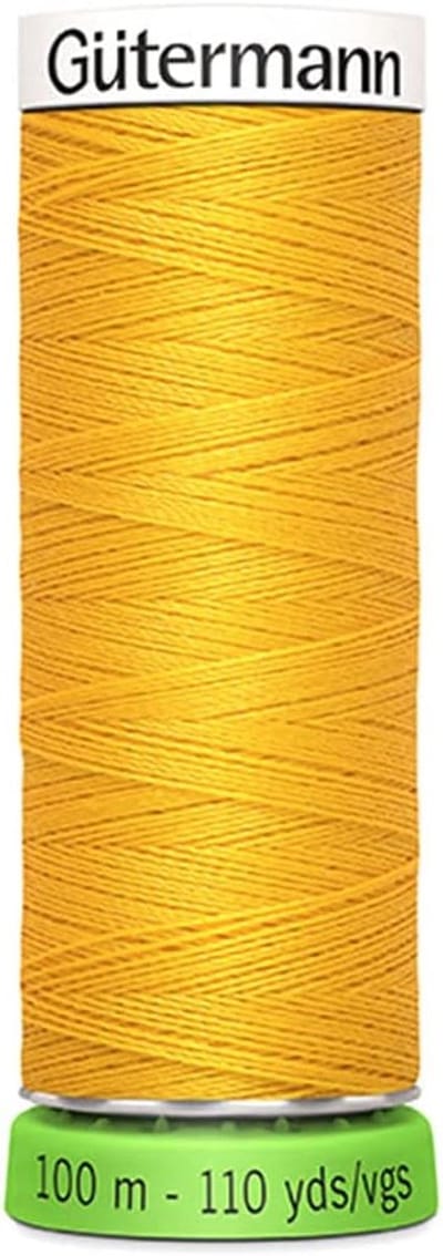 Naaigaren Polyester - Allesnaaier Garen - Naden Maken - Gemaakt Van Gerecycled Materiaal - 100 Meter - Geel