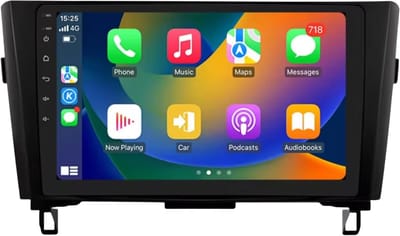 Autoradio met bluetooth - Carplay - Voor Nissan Qashqai 2 & X-Trail T32 (2013-2017) - Geschikt voor Apple en Android - Stereo - Navigatie - Navigatiesysteem auto - 2GB 64GB