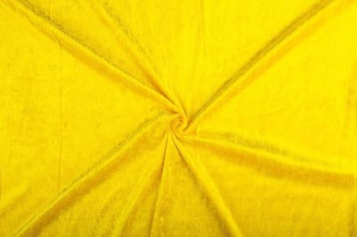 Velours de panne stof - Geel 35 - 1 meter