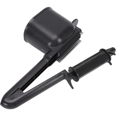 Automatische Roller Haarkleurborstel Haarkleurroller Applicatorborstel met Ergonomisch Handvat Zwart