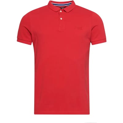 Superdry Classic Pique Polo Rood L Man